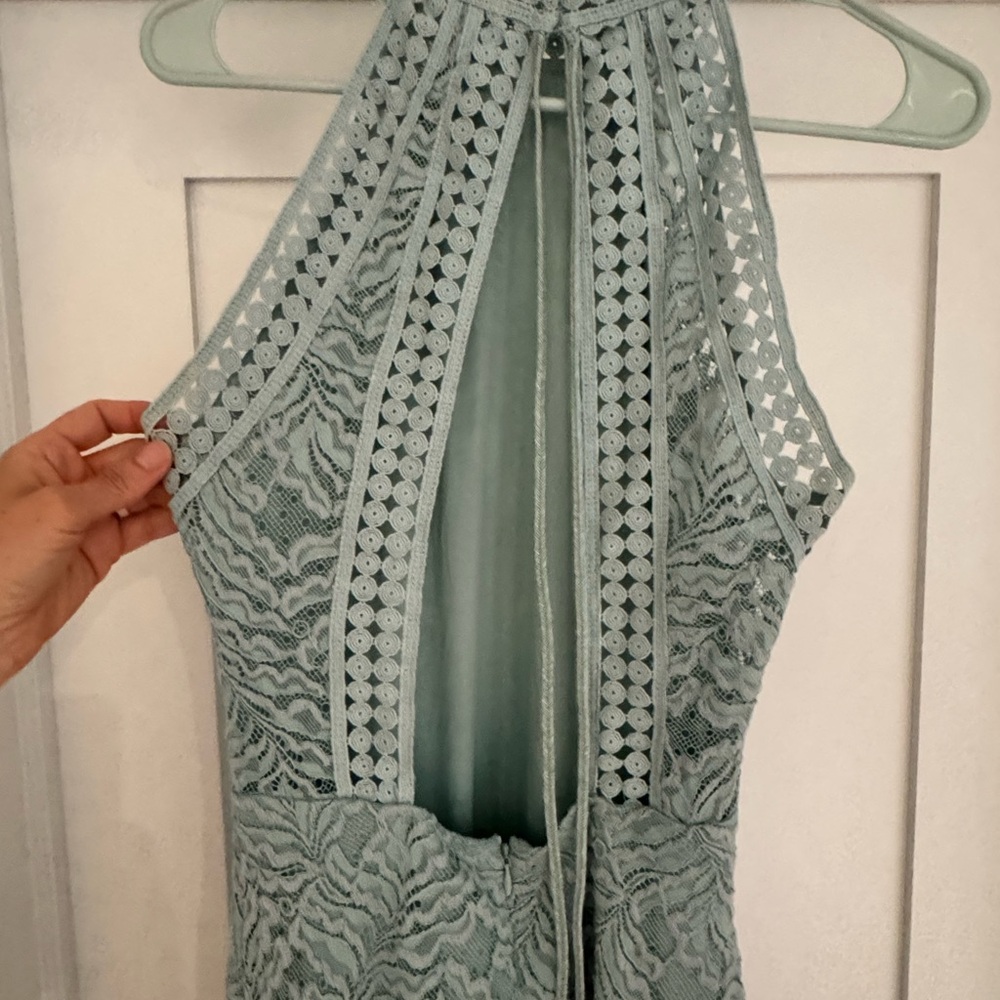 GUESS Crochet & Lace Wedding Guest or Prom Dress